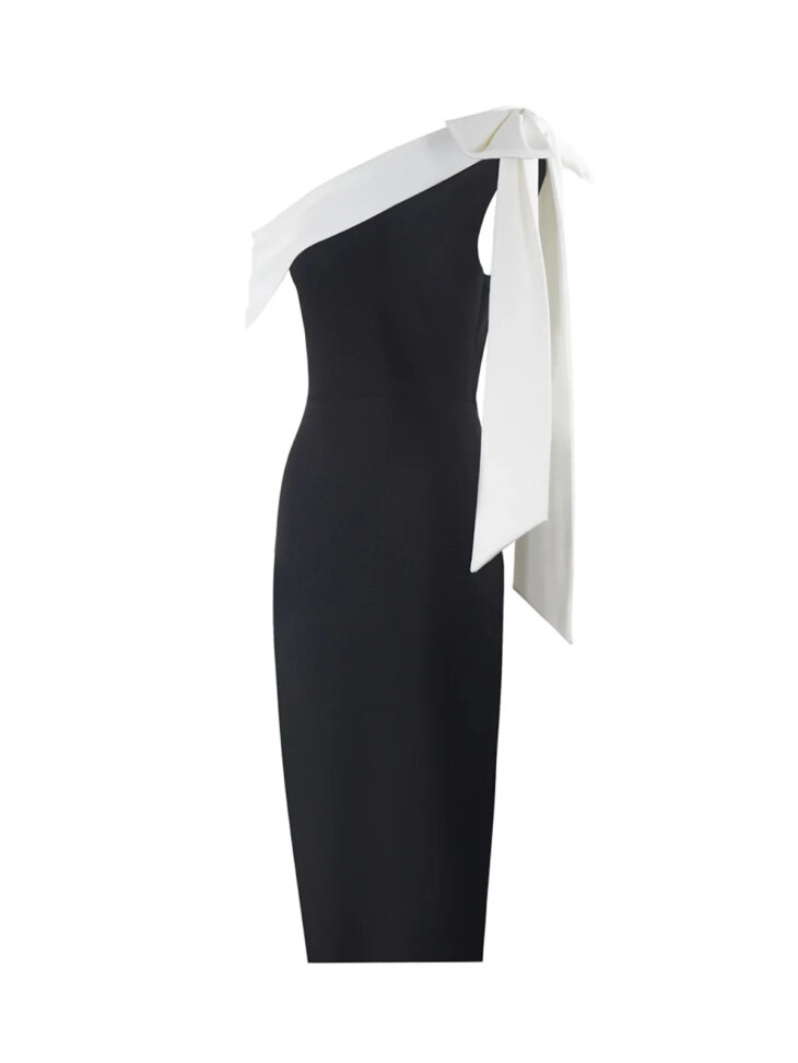 Robe bandage avec nœud asymétrique Tracy – Image 7