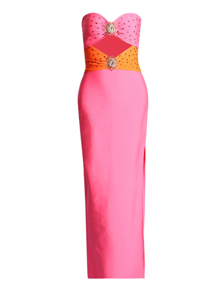 Robe bandage découpée en cristal Oriole – Image 5