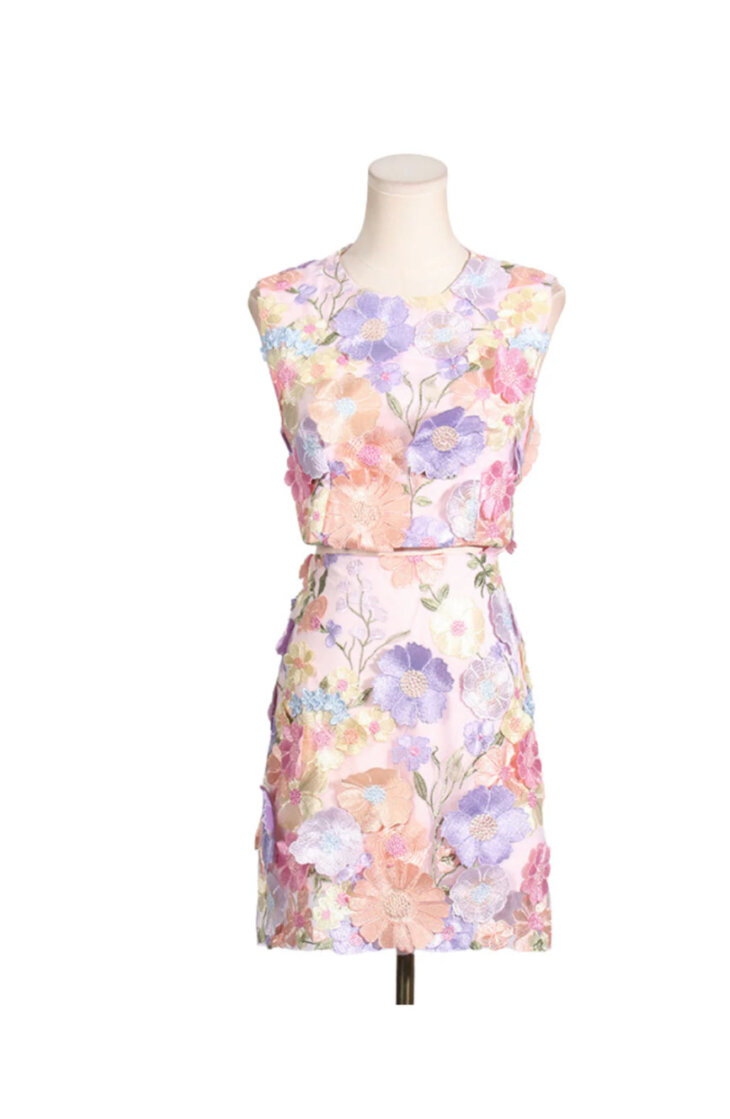 Ensemble jupe brodée florale Netuno – Image 4
