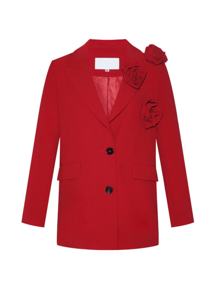 Ensemble blazer fleuri à manches longues Tambi – Image 8