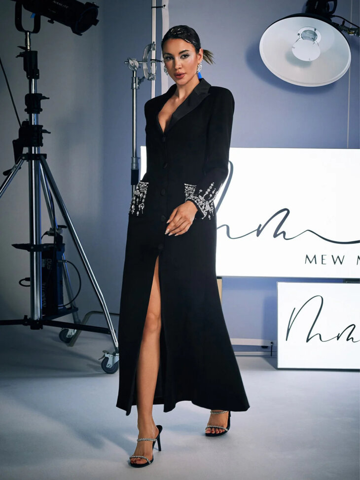 Robe blazer à strass Hassan – Image 2