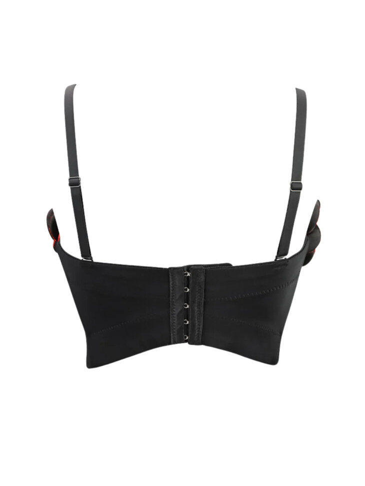 Fivika - Haut bustier à fleurs spaghetti – Image 4