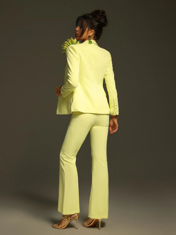 Ensemble blazer fleuri à manches longues Jamaun – Image 2