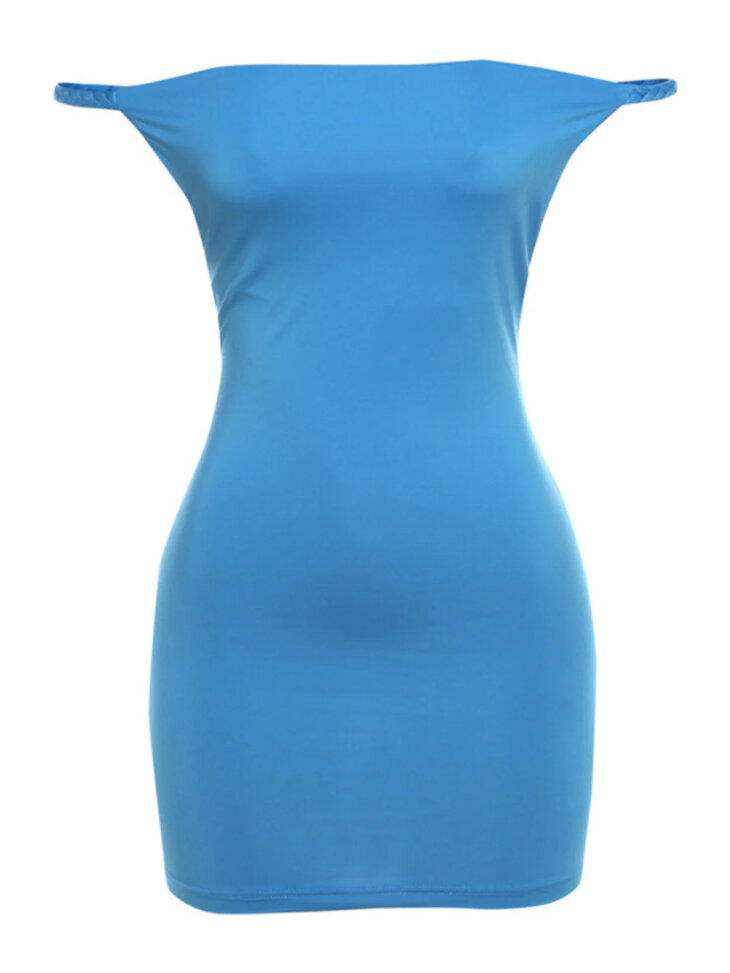 Mini-robe dos nu à épaules dénudées Lawerence – Image 7