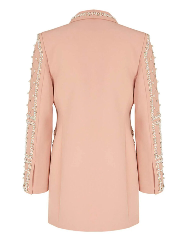 Blazer orné de perles Minahil – Image 8