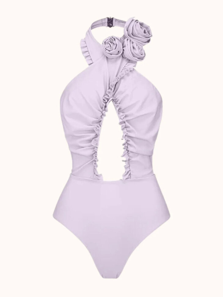 Cally - Maillot de bain dos nu - Ensemble deux pièces - Lilas – Image 8