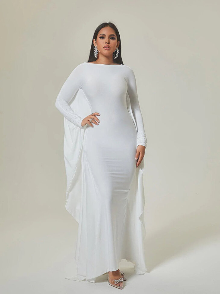 Robe longue à manches dolman Eirene – Image 5