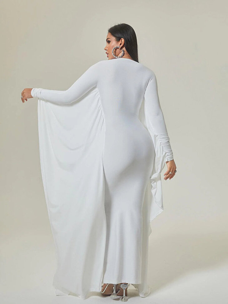 Robe longue à manches dolman Eirene – Image 6