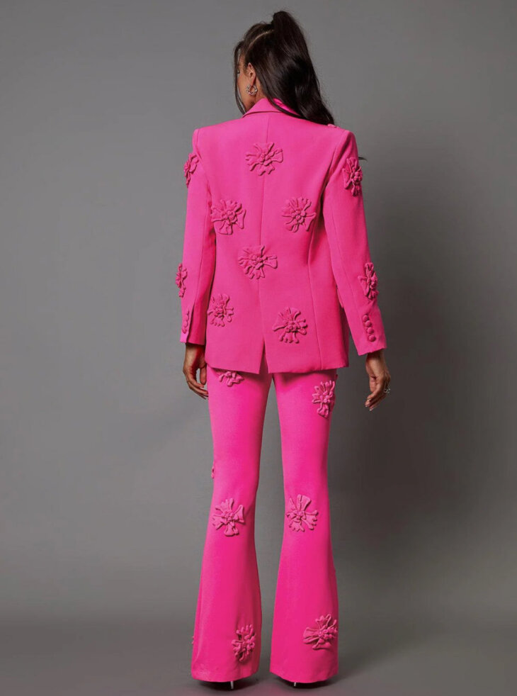 Ensemble blazer orné de fleurs Indiana – Image 3