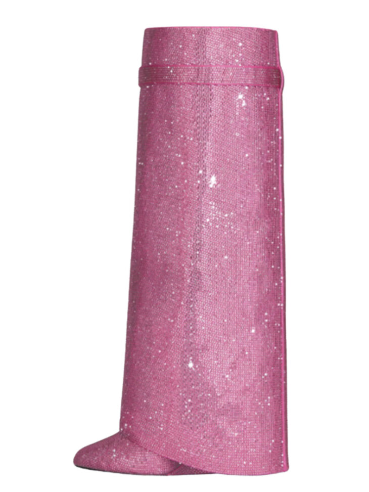 Bottes en cristal pailleté Badru Lock – Image 4