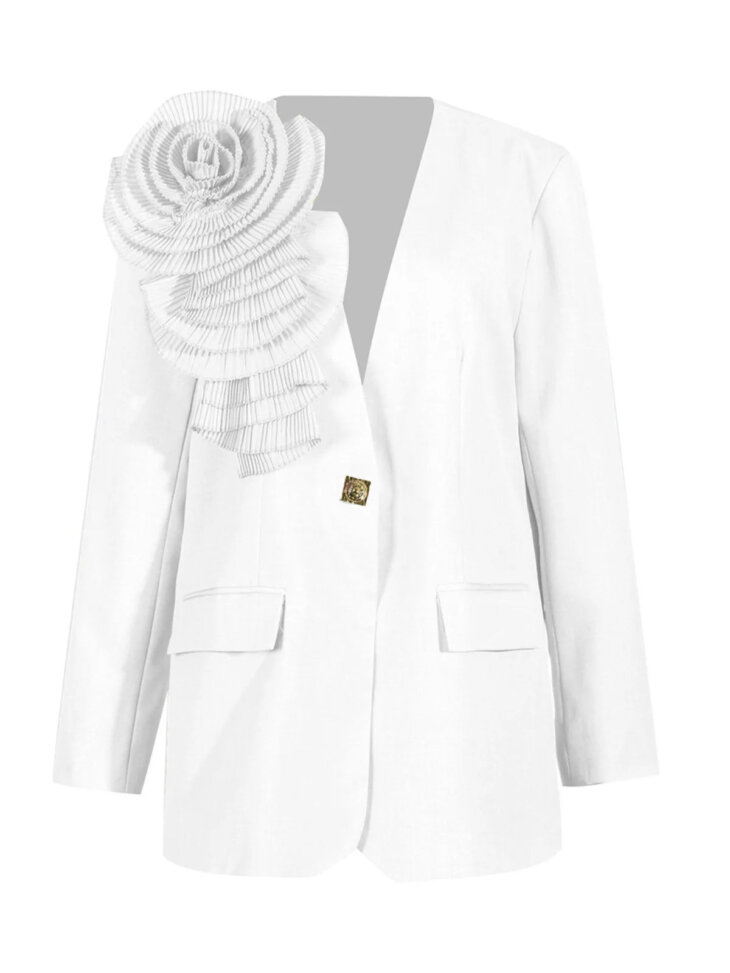 Finnley - Blazer fleuri à col en V – Image 7