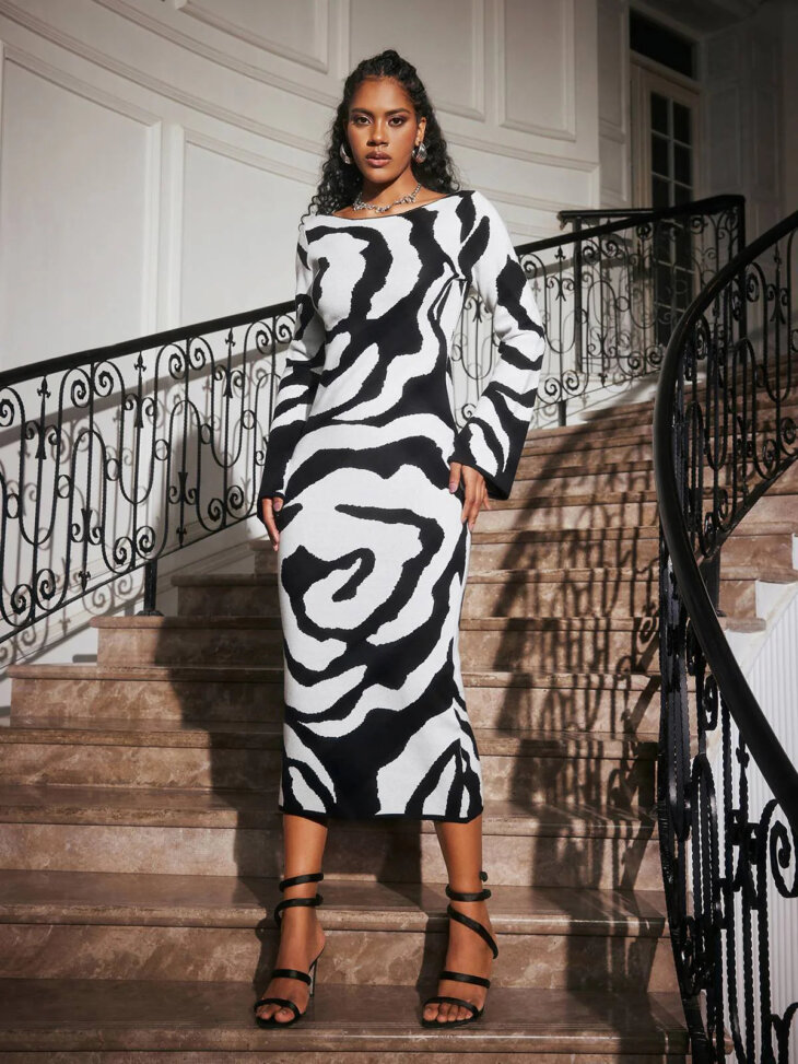 Robe tricotée à manches longues Haymitch – Image 4