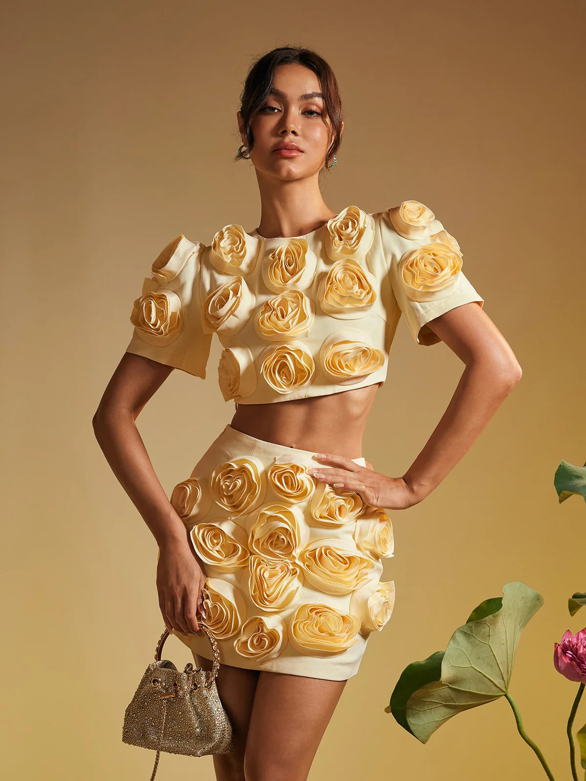 Ensemble jupe à fleurs Santana