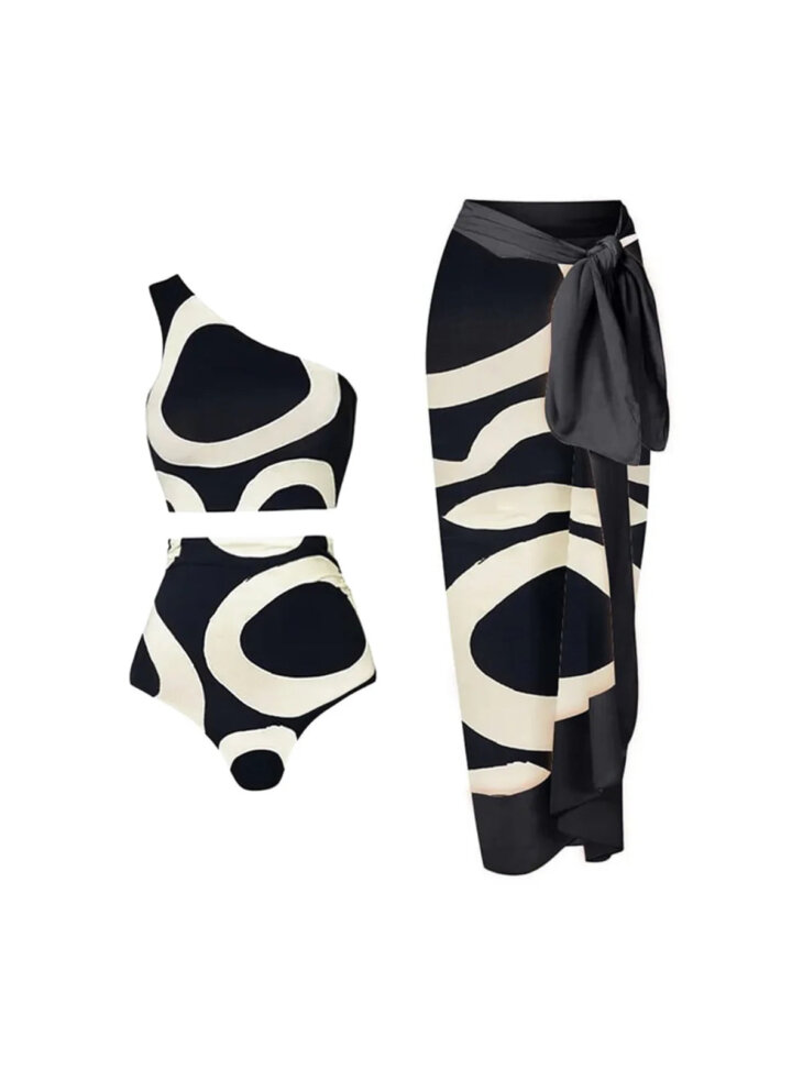 Ensemble bikini trois pièces imprimé Teresa – Image 4