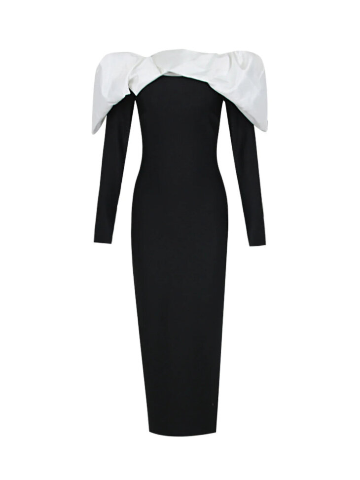 Robe bandage à épaules dénudées Nanette – Image 5