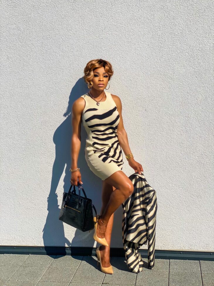 robe sans manches à imprimé animalier – Image 2