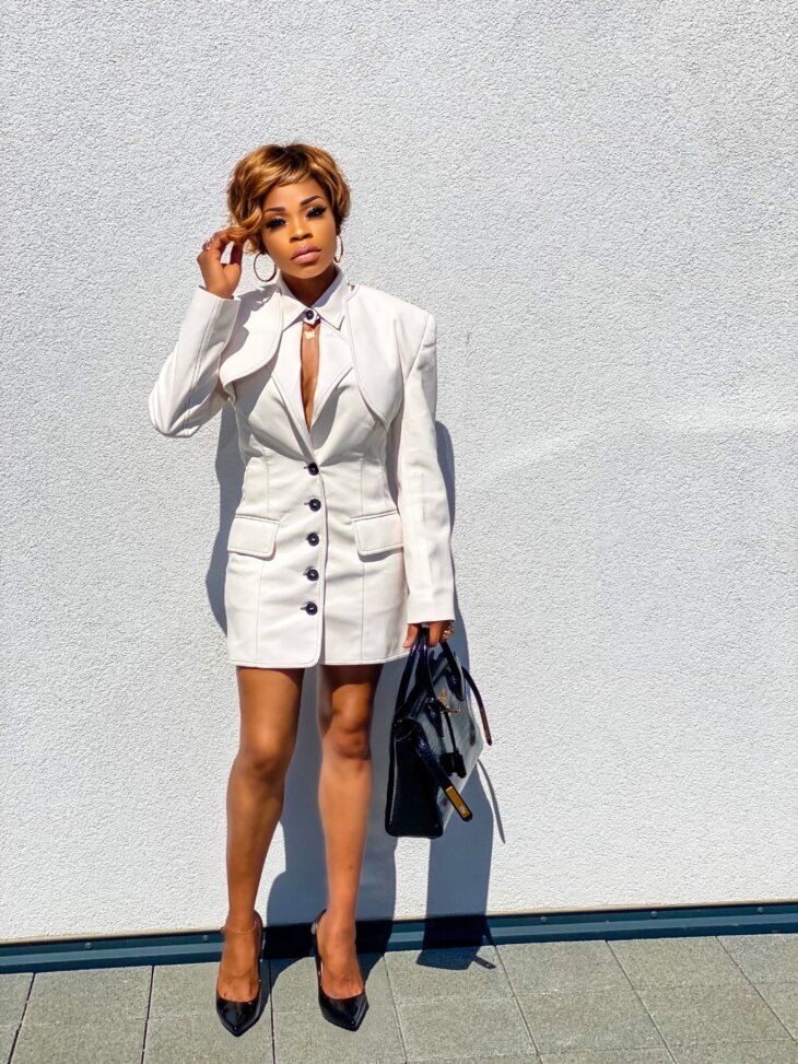 TWO PIECE MINI DRESS 2-IN-1 - Blazer – Image 3