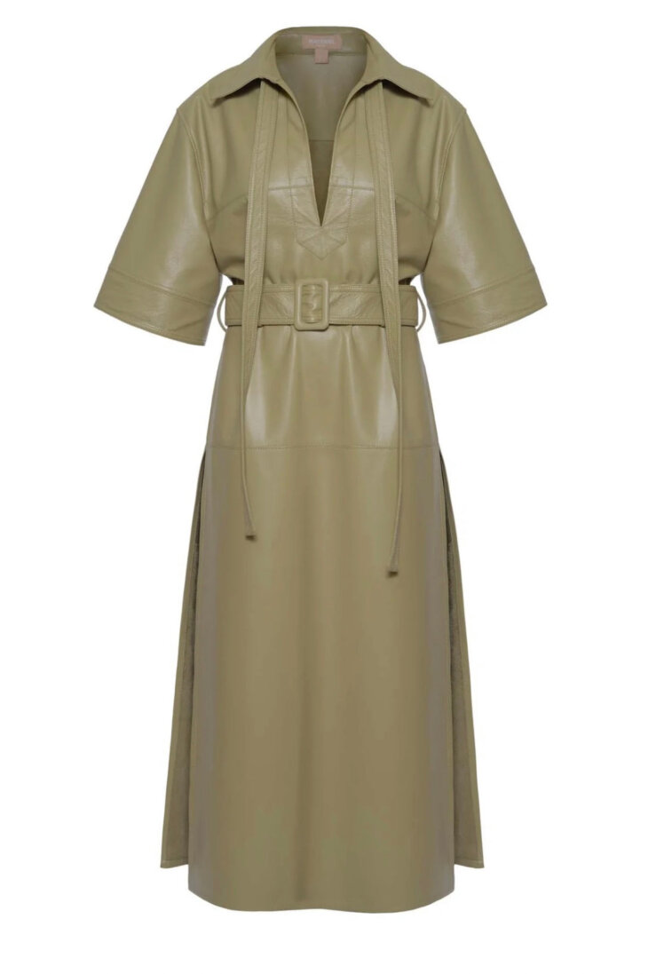 Eco Leather Belted Tunic – Image 2